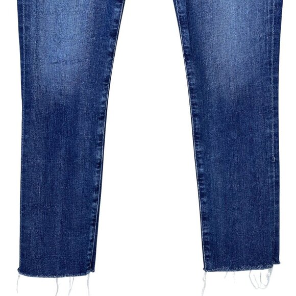 Agolde Jeans 26 Sophie Mid Rise Skinny Crop Raw Hem Stretch Denim Casual Fall - Picture 3 of 8